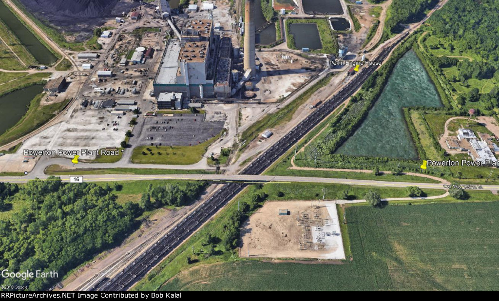Cnty Rd 1500 N. Powerton Power Plant Road Aerial